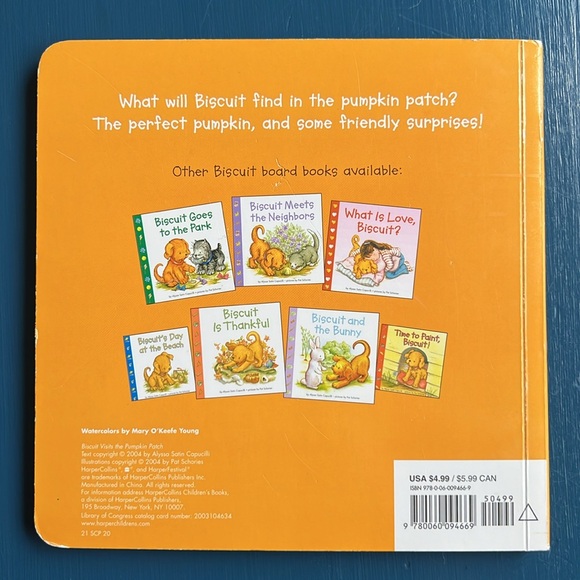 🌟 5/$20 Books Biscuit Visits Pumpkin Patch & You’re my Little Pumpkin Pie - Picture 4 of 7